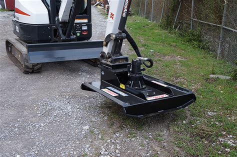 mini excavator flail attachments|shredder attachment for mini excavator.